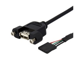 1 pcs - StarTech.com USB 2.0 Cable, Female 5 Pin Socket to Female USB A Cable, 300mm