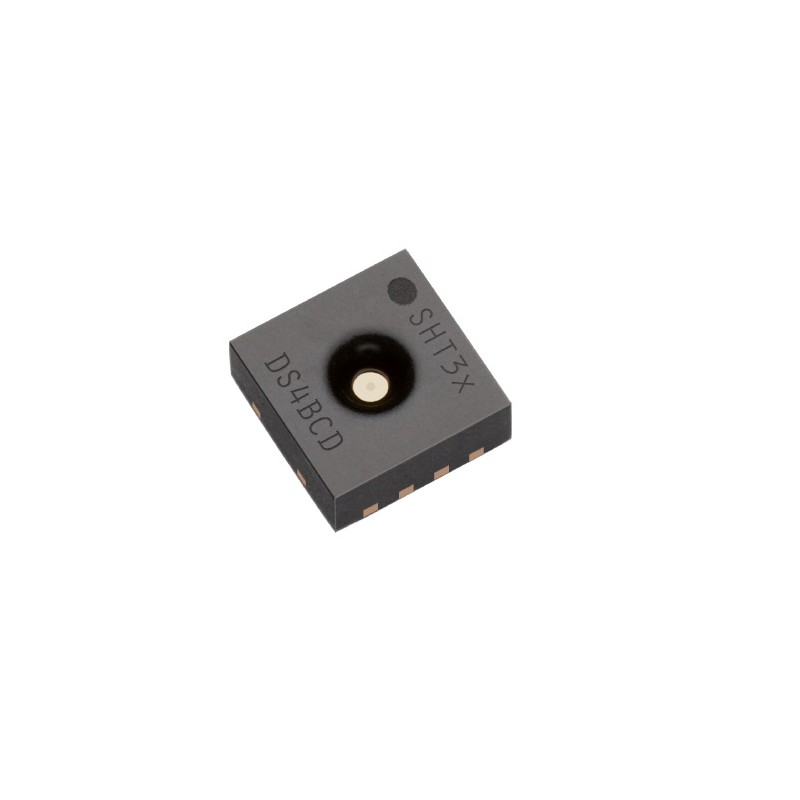 1 pcs - Sensirion Temperature & Humidity Sensor, Digital Output, Surface Mount, Serial-I2C, ±0.3 °C, ±2%RH, 8 Pins