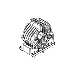 1 pcs : RT8532-10-4M0 - Common Mode Chokes / Filters 10A 4mH 3-Wire Vert PCB Mounting
