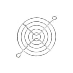 1 pcs : 08138 - Fan Accessories 80mm Wire Form Fan Guard, Bright Nickel Chrome Finish