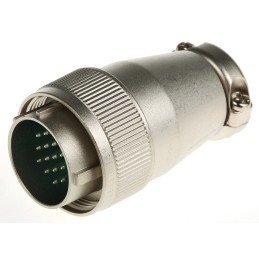 50 pcs - JAE Circular Connector, 16 Contacts, Cable Mount, Miniature Connector, Plug, Male, SRCN Series