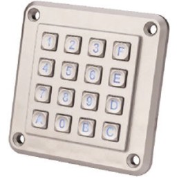1 pcs - EOZ IP67 16 Key ABS Illuminated Keypad