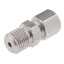 1 pcs - RS PRO Stainless Steel Compression Fitting for Use with 2 mm Diameter Thermocouple Probe