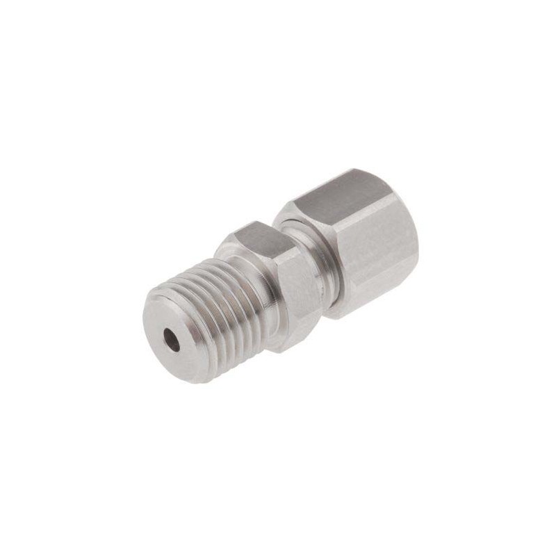 1 pcs - RS PRO Stainless Steel Compression Fitting for Use with 2 mm Diameter Thermocouple Probe