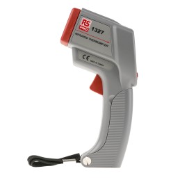1 pcs - RS PRO RS1327 Infrared Thermometer, ±2 % Accuracy, °C and °F Measurements With RS Calibration