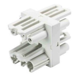 1 pcs - Wieland H-distributor, 3 Way, 20A, Female, GST18i3, Surface Mount, 250 V ac