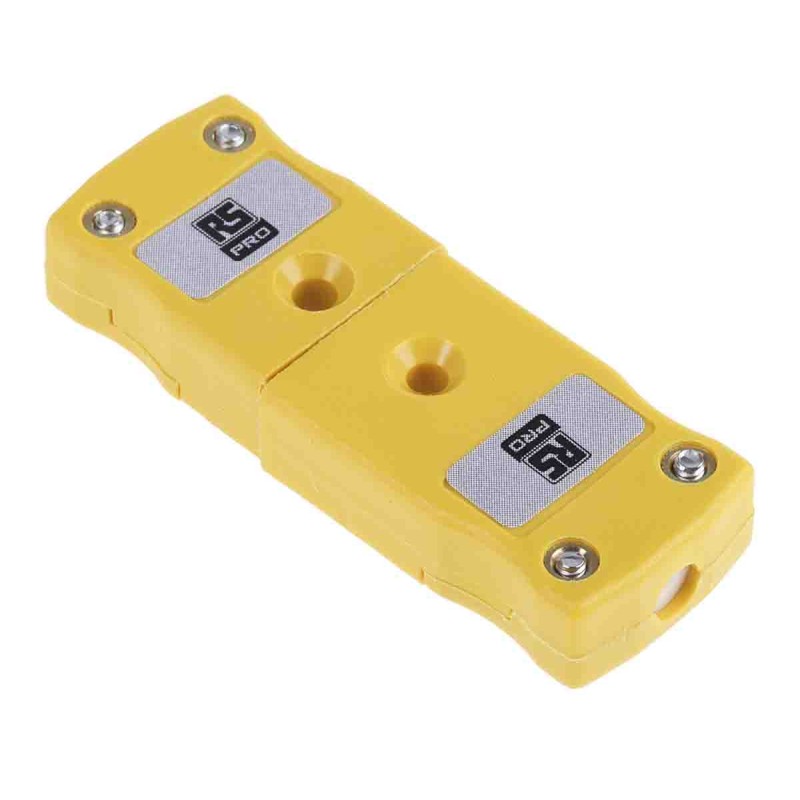 1 pcs - RS PRO In-Line Thermocouple Connector for Use with Type K Thermocouple, Miniature Size, BS Standard