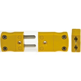 1 pcs - RS PRO In-Line Thermocouple Connector for Use with Type K Thermocouple, Miniature Size, BS Standard