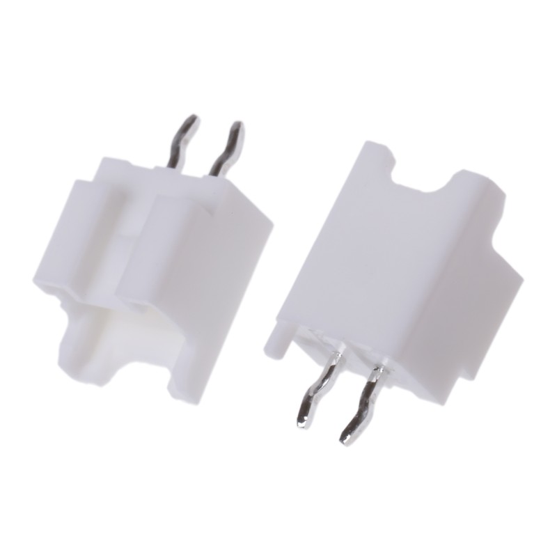 10 pcs - JST PA Series Straight Through Hole PCB Header, 2 Contact(s), 2.0mm Pitch, 1 Row(s), Shrouded