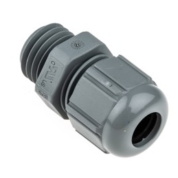 5 pcs - Lapp SKINTOP Series Grey Polyamide Cable Gland, M12 Thread, 3.5mm Min, 7mm Max, IP66, IP68, IP69K