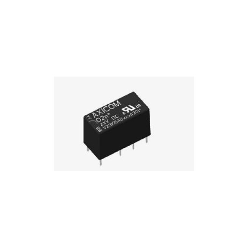 1 pcs - TE Connectivity PCB Mount Non-Latching Relay, 12V dc Coil, 3A Switching Current, DPDT