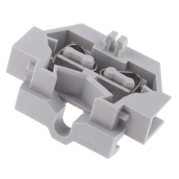10 pcs - Wago 261 Series Grey Modular Terminal Block, 2.5mm², Single-Level, Cage Clamp Termination