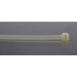 1 Bag of 100 - RS PRO Cable Tie, 368mm x 4.8 mm, Natural Nylon, Pk-100