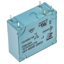 1 pcs - TE Connectivity PCB Mount Power Relay, 24V dc Coil, 5A Switching Current, SPDT