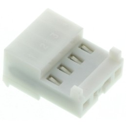 10 pcs - TE Connectivity 4-Way IDC Connector Socket for Cable Mount, 1-Row