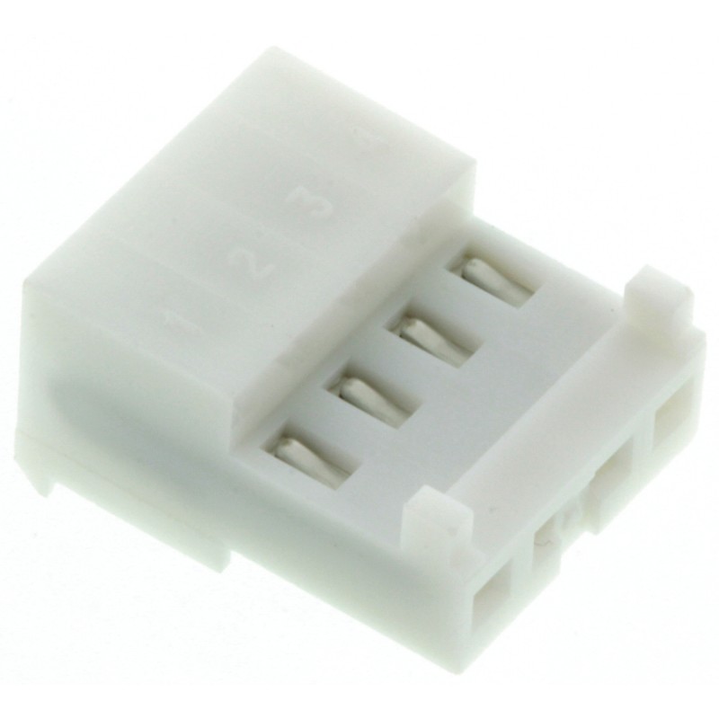 10 pcs - TE Connectivity 4-Way IDC Connector Socket for Cable Mount, 1-Row