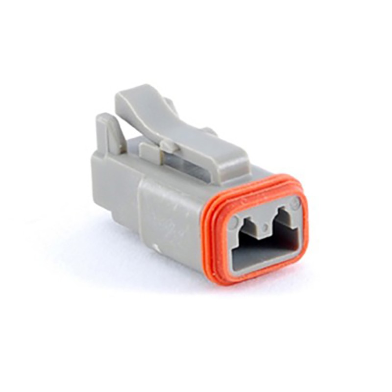 10 pcs - Amphenol Industrial, AT Automotive Connector Plug 2 Way, Crimp Termination