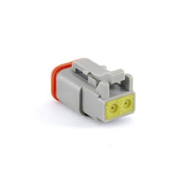 10 pcs - Amphenol Industrial, AT Automotive Connector Plug 2 Way, Crimp Termination