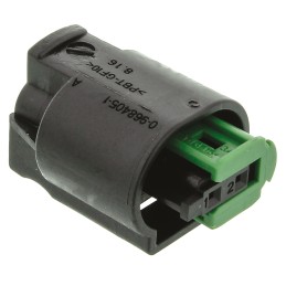 10 pcs - TE Connectivity, Micro Quadlok System Automotive Connector Socket 2 Way, Crimp Termination