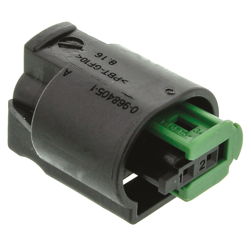 10 pcs - TE Connectivity, Micro Quadlok System Automotive Connector Socket 2 Way, Crimp Termination