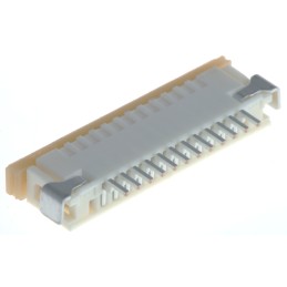 10 pcs - Molex, Easy-On, 52207 1mm Pitch 12 Way Right Angle Female FPC Connector, ZIF Top Contact