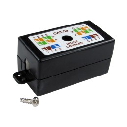 1 pcs - RS PRO Single-Port RJ45 Female Punch Down Coupler, Cat5e, Unshielded