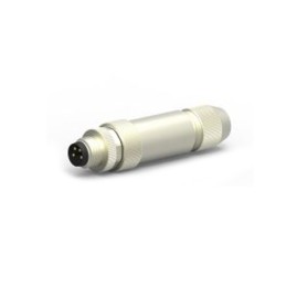 1 pcs - TE Connectivity Circular Connector, 4 Contacts, Cable Mount, M8 Connector, Socket, Male, IP67, M8 Series