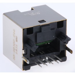 1 pcs - Bel-Stewart SS-60300 Series Female RJ45 Connector, Through Hole, Cat6a