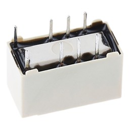 1 pcs - Omron PCB Mount Signal Relay, 5V dc Coil, 2A Switching Current, DPDT