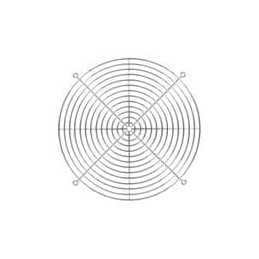 1 pcs : 08155 - Fan Accessories 254mm Wire Form Fan Guard, Bright Nickel Chrome Finis
