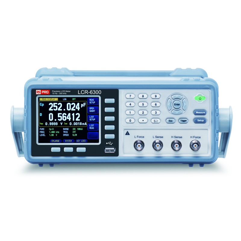 1 pcs - RS PRO LCR-6300 Bench LCR Meter 9.9mF, 99 MΩ, 9999H