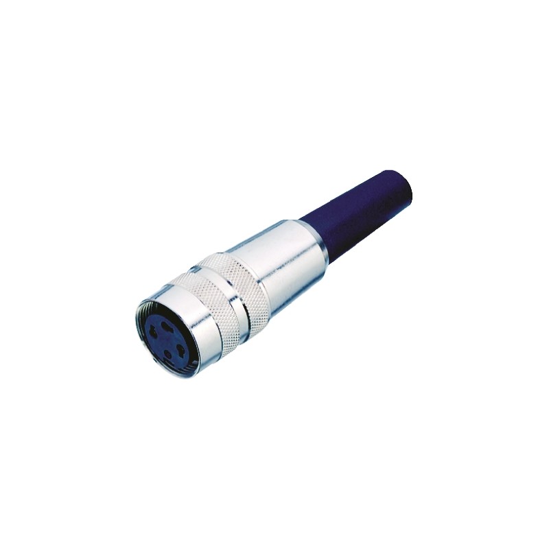 50 pcs - Binder Circular Connector, 16 Contacts, Cable Mount, M16 Connector, Plug, Female, IP40, 680 Series