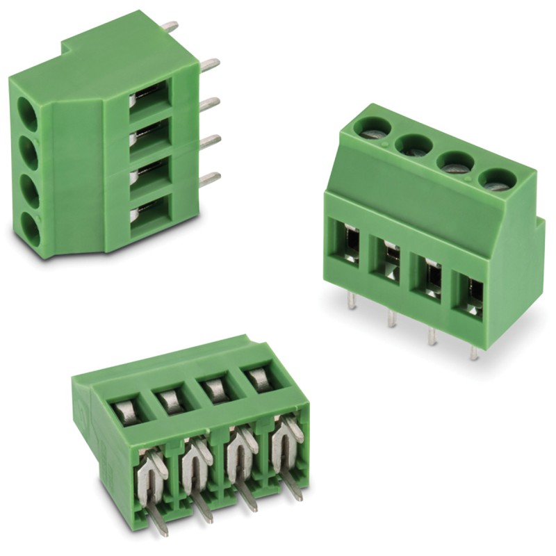 1 pcs - Wurth Elektronik 2455 Series PCB Terminal Block, 8-Contact, 5.08mm Pitch, PCB Mount, 1-Row, Solder Termination