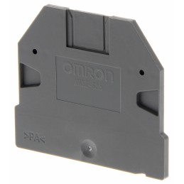 10 pcs - XW5E End Cover for use with XW5G-S10-1.1-1 Grounding Terminal Block, XW5G-S2.5-1.1-1 Grounding Terminal Block,