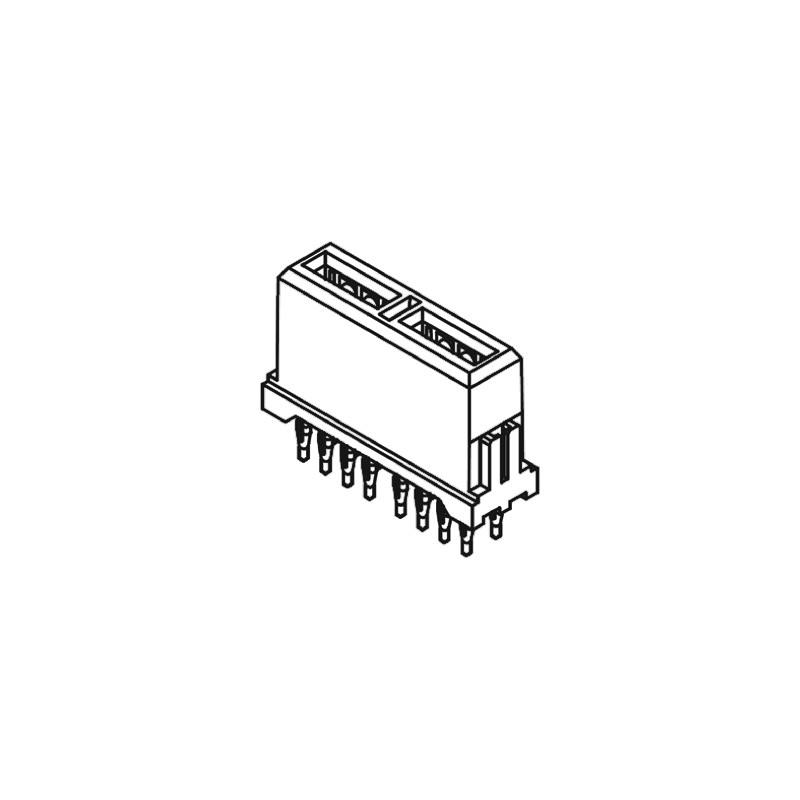 1 pcs - Molex EXTreme PowerMass Series Straight Through Hole Mount PCB Socket, 1-Contact, Press-In Termination