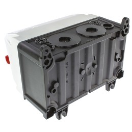 1 pcs - MENNEKES Right Angle Switchable IP67 Industrial Interlock Socket 2P+E, Earthing Position 6h, 16A, 230 V