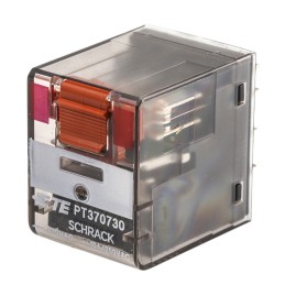 1 pcs - TE Connectivity PCB Mount Power Relay, 230V ac Coil, 10A Switching Current, 3PDT