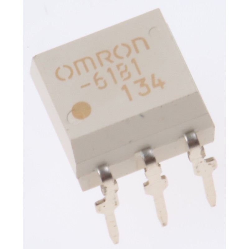 1 pcs - Omron G3VM Series Solid State Relay, 0.5 A Load, PCB Mount, 60 V ac Load, 1.3 V Control