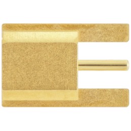 1 pcs - Rosenberger, Plug PCB Mount SMP Connector, 50Ω, Solder Termination, Right Angle Body
