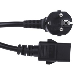 1 pcs - RS PRO IEC C19 Socket to CEE 7/7 Plug Power Cord, 2m