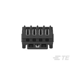 5 pcs - TE Connectivity MICRO CT Series Straight Cable Mount, IDC PCB Socket, 4-Contact, 1-Row, 1.2mm Pitch, IDC Termination