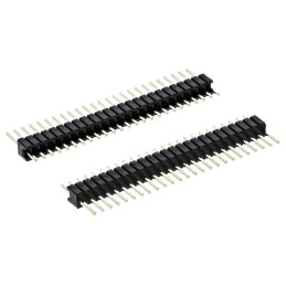 100 pcs - HARWIN Archer M52 Series Straight Through Hole Pin Header, 25 Contact(s), 1.27mm Pitch, 1 Row(s), Unshrouded