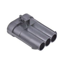 10 pcs - Delphi, Metri-Pack 630 Automotive Connector Plug 3 Way, Crimp Termination