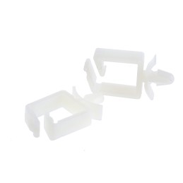 1 Bag of 100 - RS PRO Natural Nylon Saddle Clip