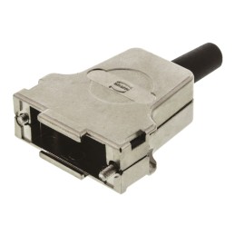 1 pcs - Harting Metal D Sub Backshell, 15 Way, Strain Relief