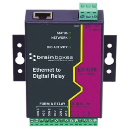 1 pcs - Brainboxes Ethernet Media Converter