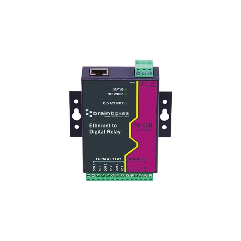 1 pcs - Brainboxes Ethernet Media Converter