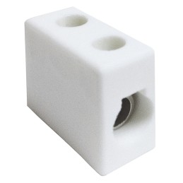 10 pcs - RS PRO Non-Fused Terminal Block, 1-Way, 15 - 57A, 8 AWG Wire, Screw Down Termination