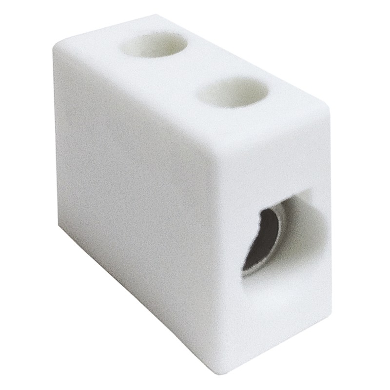 10 pcs - RS PRO Non-Fused Terminal Block, 1-Way, 15 - 57A, 8 AWG Wire, Screw Down Termination