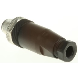 1 pcs - Sick Circular Connector, 4 Contacts, Cable Mount, M12 Connector, Plug, Male, IP67